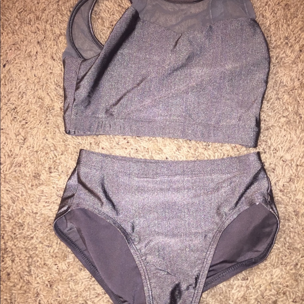 Gray DP Top+Brief Set